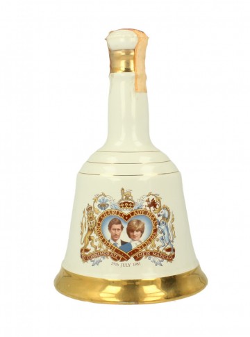 BELL'S Royal Wedding Bot.1981 75cl 43% Ceramic Decanter  - Blended