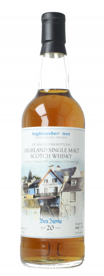 Ben Nevis Highland  Scotch Whisky 20 Years old 1997 2017 70cl 55.9% Highlander Inn single cask