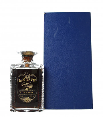 Ben Nevis Highland  Scotch Whisky 25 year old 1966 75.7cl 59% Crystal decanter only 60 produced