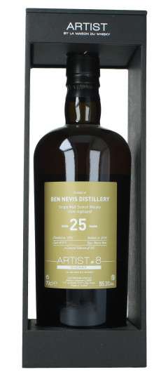 Ben Nevis Highland  Scotch Whisky 25  Years old 1991 2018 70cl 55.3% LMDW Artist cask 2375