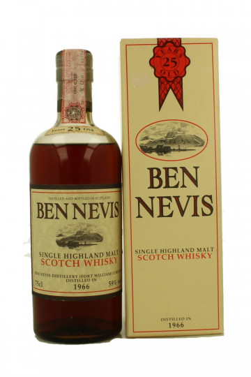 Ben Nevis Highland  Scotch Whisky 25  Years old 75cl 59% OB  -Single Cask Ben Nevis Highland  Scotch Whisky 25  Years old 75cl 59% OB  -Single Cask