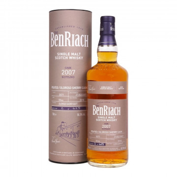 BENRIACH 10yo 2007 2018 70cl 58.3% cask 3071 Peated oloroso Sherry Cask