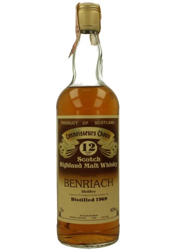 BENRIACH 12yo 1969 40% Gordon MacPhail - Connoiseur Choice