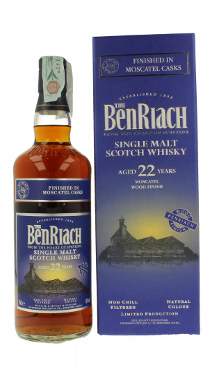 BENRIACH 22yo 70cl 46% - Moscatel wood finish