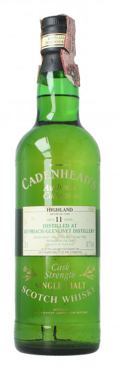 Benriach Speyside  Scotch Whisky 11 year old 1986 1998 70cl 60.7% Cadenhead -cask