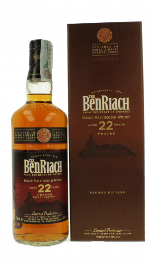 Benriach Speyside  Scotch Whisky 22 year old 70cl 46% - Albariza