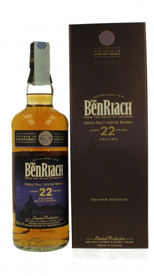 Benriach Speyside  Scotch Whisky 22 year old 70cl 46% - Dunder