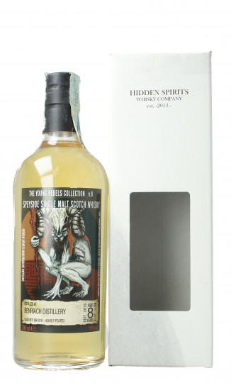 Benriach Speyside  Scotch Whisky 8 year old 2010 2018 70cl 50% Hidden Spirits -