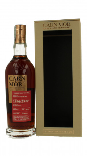 BENRINNES 25 Years Old 1996 2021 70cl 53% Carn Mor Sherry Cask 962101
