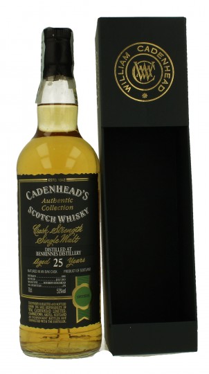 BENRINNES 25 Years old 1998 2013 70cl 53% Cadenhead's - Authentic Collection