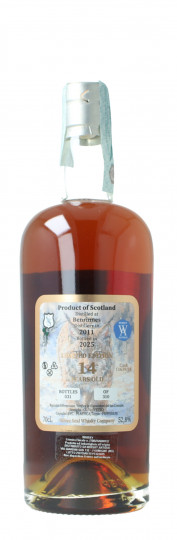 BENRINNES  Speyside  Scotch Whisky 14 years old 2011 2025 70cl 52.8% - Silver Seal