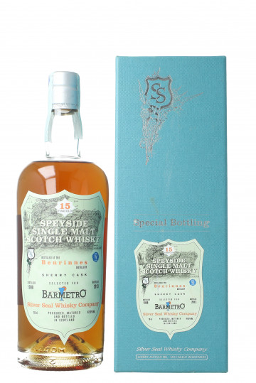 Benrinnes Speyside Scotch Whisky 15 year old 1998 2013 70cl 47.9% Silver Seal- Bar Metro