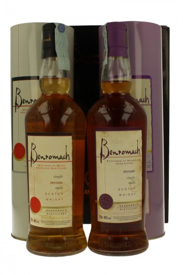 BENROMACH 2x70cl 40%-45% OB-2 bottles