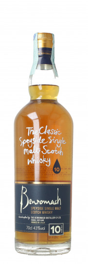 BENROMACH Speyside Scotch Whisky 10 year old 70cl 43% OB-
