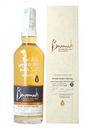 BENROMACH Speyside Scotch Whisky 2008 2017 70cl 60.3% OB-