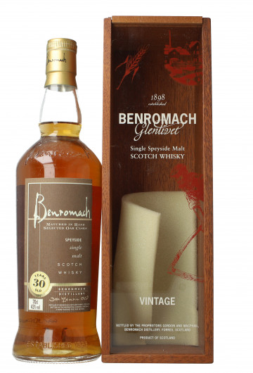 BENROMACH Speyside Scotch Whisky 30 year old 70cl 43% OB-
