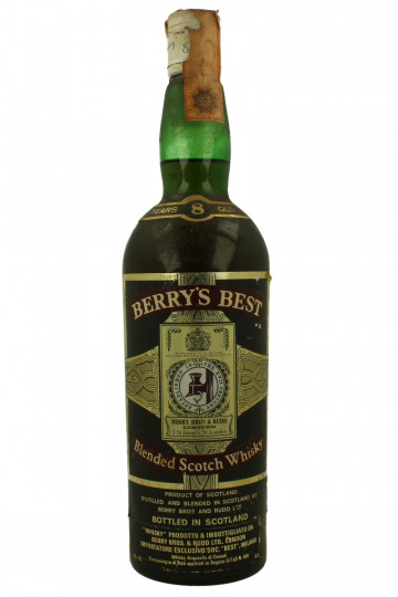 BERRY'S BEST 8yo Bot.70's 75cl 43% Berry & Bros Rudd - Blended