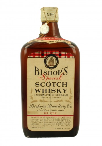 BISHOP Special Bot.60's 75cl 40% Bishop Distillery & Co. - Blended