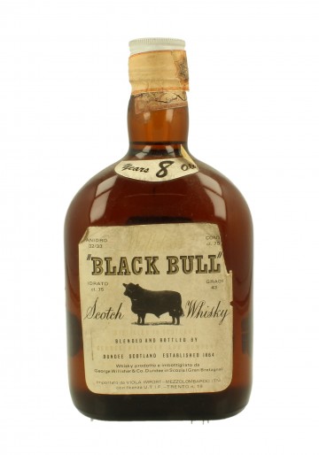 BLACK BULL 8yo Bot.60/70's 75cl 43% George Willsher  - Blended