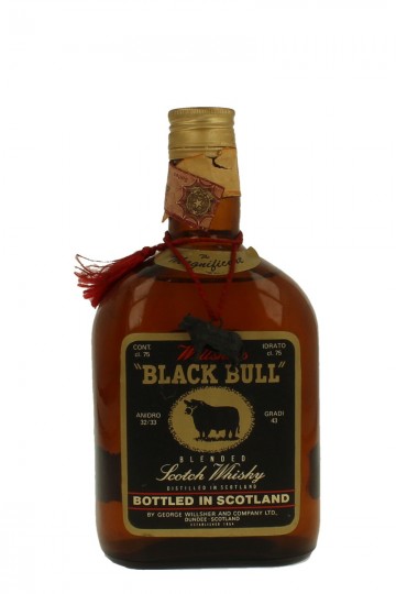 BLACK BULL Bot. in the  60'S /70's 75cl 43%