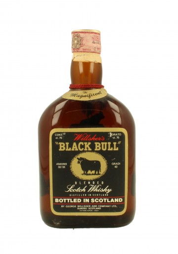 BLACK BULL The Magnificent Bot.60/70's 75cl 43% Angus Mac Donald - Blended
