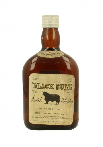 BLACK BULL The Magnificent Bot.60/70's 75cl 43% George Willsher  - Blended