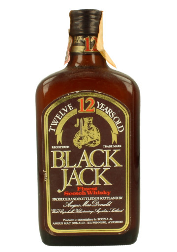 BLACK JACK 12 Years Old - Bot.70-80's 75cl 40% Angus Mac Donald - Blended