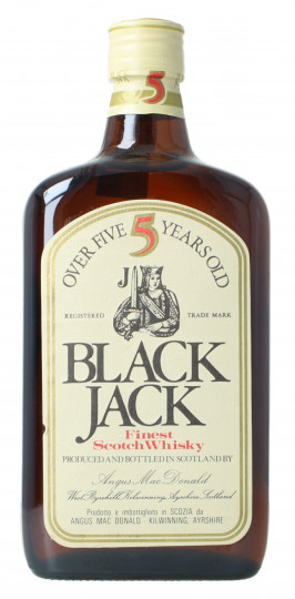 Black Jack Blended  Scotch Whisky 5 year old Bot 70-80's 75cl 40% Angus Mac Donald - Blended