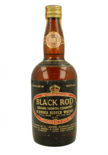 BLACK ROD  Bot.60/70's 75cl 43% - Blended