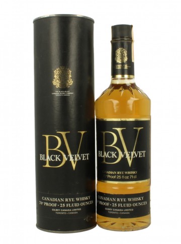 BLACK VELVET 71cl 70 proof Canadian Rye whisky
