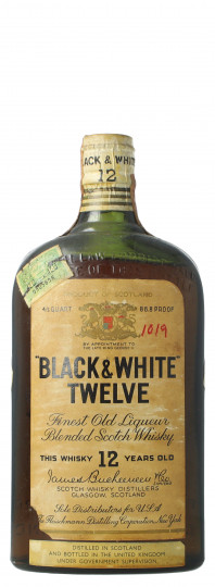 Black & White Blended  Scotch Whisky Bottled around 1930 75cl 86.8 US-proof OB