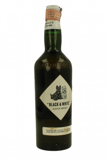 BLACK & WHITE Special Blend Spring Cap Bot 60's 75cl 43% James Buchanan - Blended - Amazing old style blend