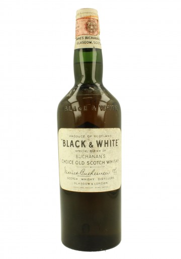 BLACK & WHITE Spring Cap Bot.50/60's 75cl James Buchanan - Blended