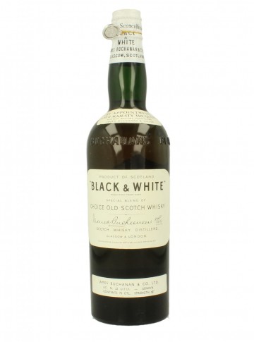 BLACK & WHITE Spring Cap Bot.60's 75cl 43% James Buchanan - Blended