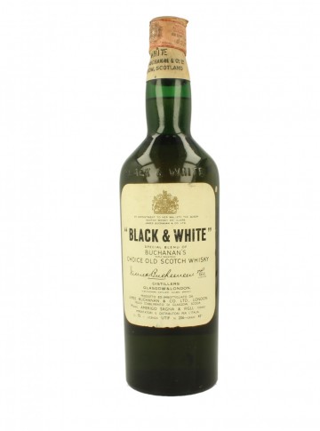 BLACK & WHITE Spring Cap Bot.60's 75cl 43% James Buchanan - Blended