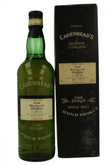 BLADNOCH 17yo 1980 1997 70cl 57.9 % Cadenhead's -Authentic Collection