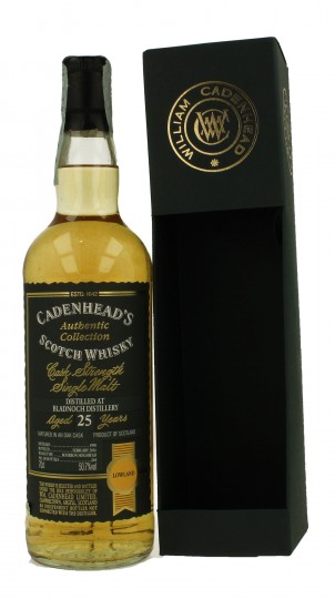 BLADNOCH 25 Years old 1990 2016 70cl 50.7% Cadenhead's - Authentic Collection