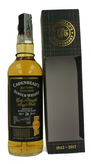 BLADNOCH 26 years old 1990 2017 70cl 49% Cadenhead's - Authentic Collection