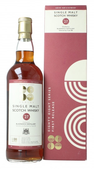 Bladnoch Lowland  Scotch Whisky 27 year old 1990 2018 70cl 51.3% cask 88