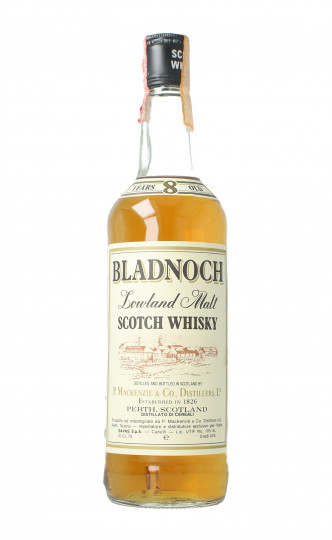 Bladnoch Lowland  Scotch Whisky 8 year old - Bot. in The 80's 75cl 43% OB-