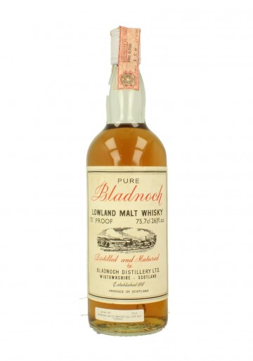 BLADNOCH Pure Malt Bot.70's 26-2/3 Fl.Ozs 70°proof OB