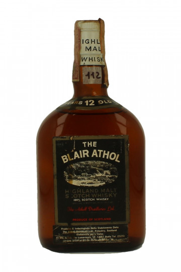 BLAIR ATHOL 12 Years Old Bot.60/70's 75cl 43% OB - Cork Stopper