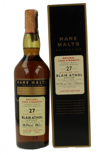 BLAIR ATHOL 27yo 1975 2003 70cl 54.7% RARE MALTS SELECTION