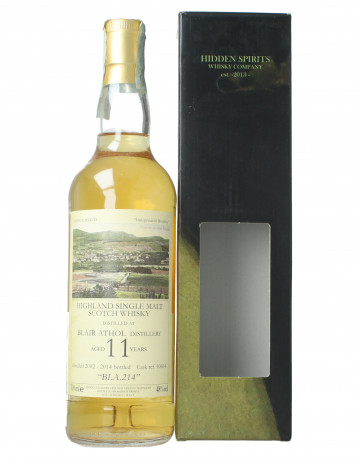 Blair Athol Highland Scotch Whisky 11 year old 2002 2014 70cl 48% Hidden Spirits -