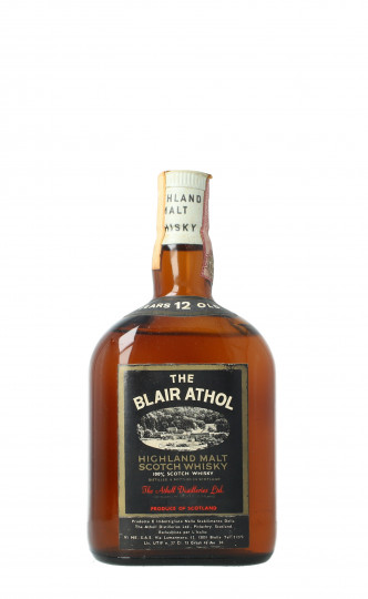 BLAIR ATHOL Highland Scotch Whisky 12 year old - Bot.60's or early 70's 75cl 46% OB-