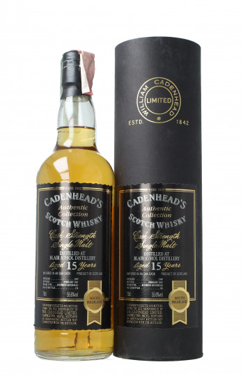 BLAIR ATHOL Highland Scotch Whisky 15  Year Old 1989 2005 70cl 55.6% Cadenhead -