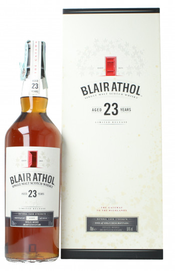 BLAIR ATHOL Highland Scotch Whisky 23 year old 2017 edition 70cl 58.4% OB-