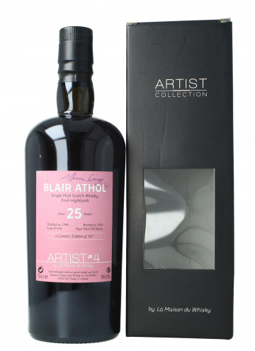 BLAIR ATHOL Highland Scotch Whisky 25 Years old 1988 2014 70cl 59.5% LMDW Artist cask 7494