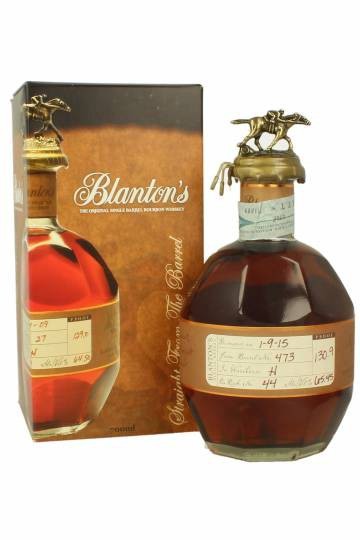 BLANTON'S  STRAIGHT FROM THE BARREL  70 CL 62.8%