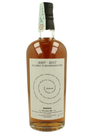 BLENDED MALT  COMMEMORATION CASARI  24 YO 70 CL 43 %